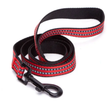 Nobleza vodítko s reflexným pruhom 2 x 120 cm červené